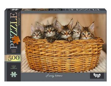 Пазли Danko Toys 500 елементів, Funny kittens (C500-14-09) 1012965 фото
