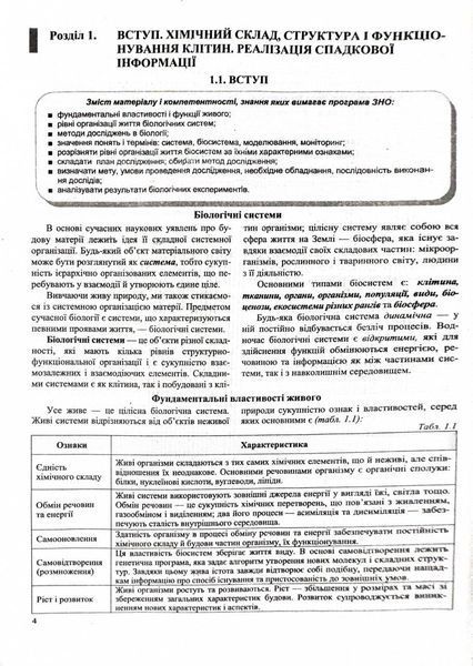 ЗНО 2025 Біологія. Комплексне видання для підготовки до НМТ/ЗНО 1026624 фото