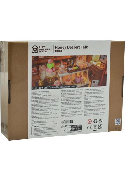 Конструктор 3D міні-будинок Robotime Corner Honey Dessert Talk DG168 DG168 фото