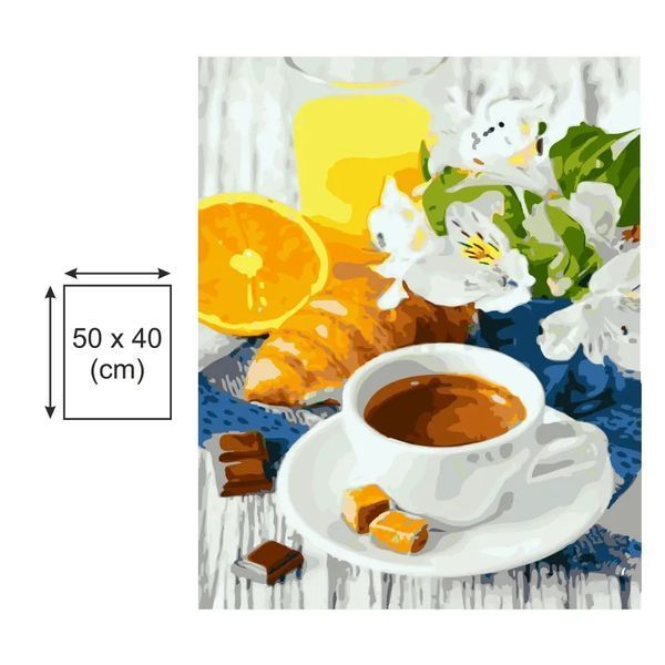 Картина по номерах Bookopt Доброго ранку! 40х50 (ВК2081) 1011181 фото