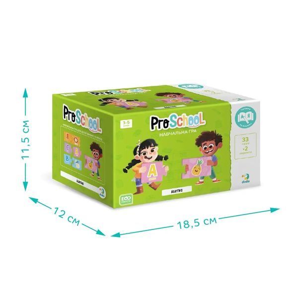 Навчальна гра DodoToys Абетка (301210) 1017754 фото