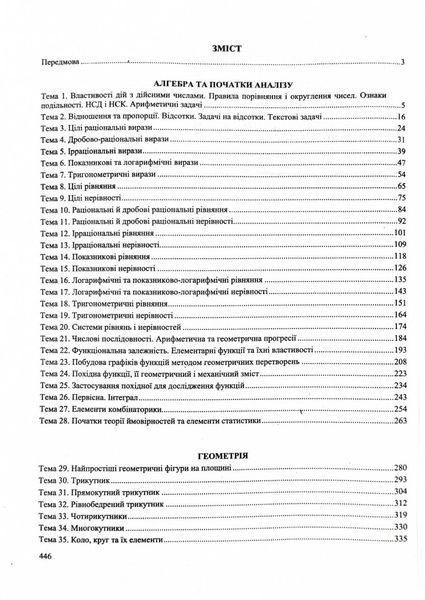 ЗНО 2025 Математика. Комплексне видання для підготовки до НМТ/ЗНО 1026633 фото