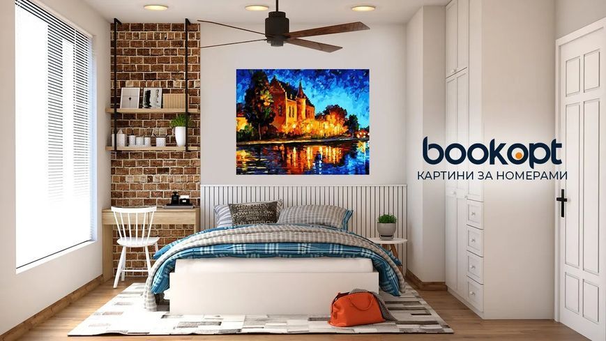 Картина по номерах Bookopt Замок біля озера 40х50 (ВК1308) 1010974 фото