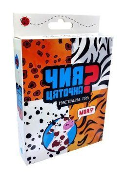 Настільна гра Strateg Чия цяточка? 30231 (українська) 1013143 фото