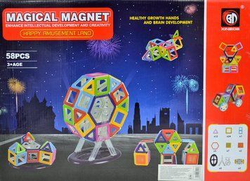 Конструктор магнітний Magical Magnet 713 168463 фото