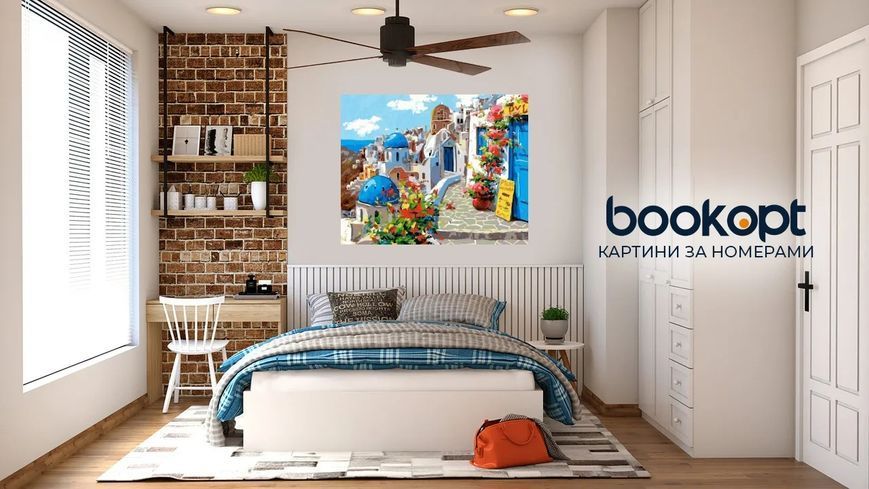 Картина по номерах Bookopt Мальовничареція 40х50 (BK2186) 1011322 фото