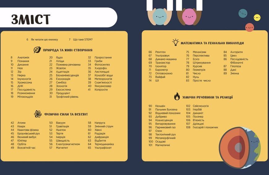Енциклопедія STEM для дітей: 100 понять майбутнього генія 1029086 фото