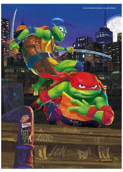 Пазл Dodo TMNT. Леонардо та Рафаель Medium-S 250 елементів 1024105 фото