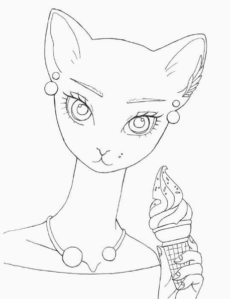 Розмальовка #girls#fashion#cats 162447 фото