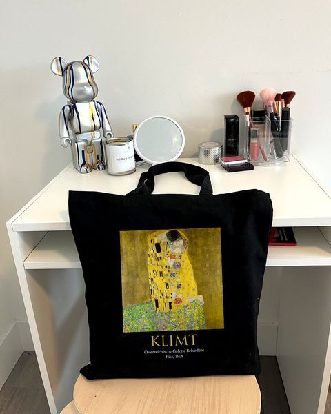 Екошопер Bookopt KLIMT - Поцілунок. Чорний (ВК4064) 1023255 фото