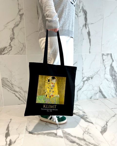 Екошопер Bookopt KLIMT - Поцілунок. Чорний (ВК4064) 1023255 фото