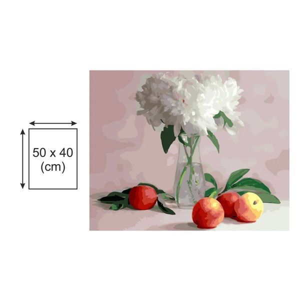 Картина по номерах Bookopt Білий букет 40х50 (BK1411) 1011565 фото