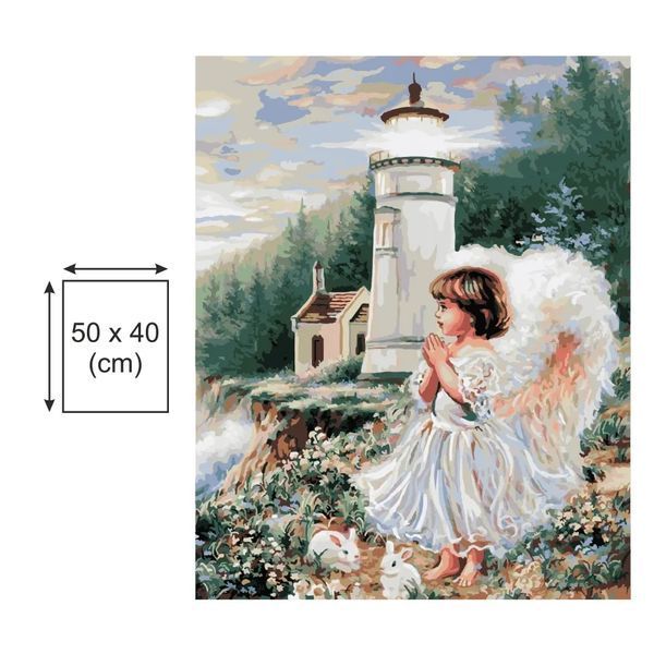 Картина по номерах Bookopt Маленький охоронець 40x50 (BK2259) 1011475 фото