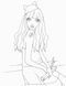 Розмальовка #girls#fashion#cats 162447 фото 8