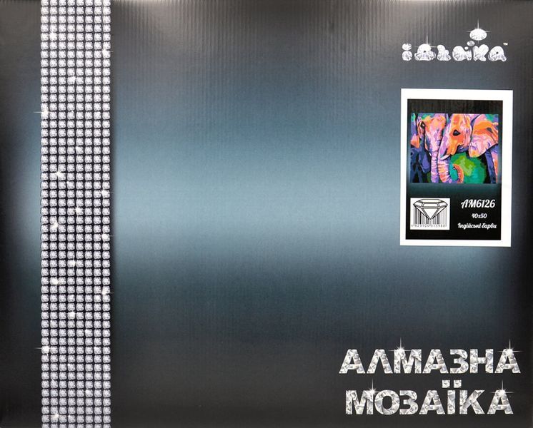 Алмазна мозаїка Індійські барви 40х50 1002873 фото