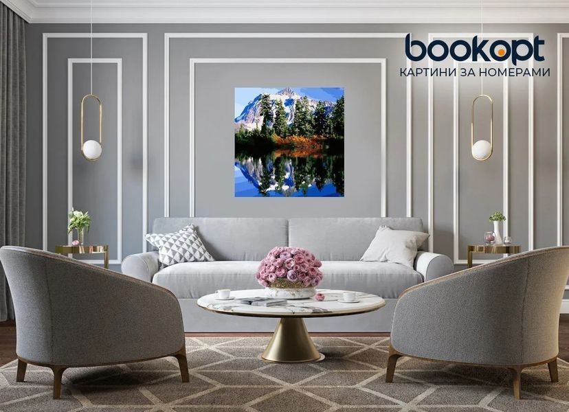 Картина по номерах Bookopt Казкові Альпи 40х50 (BK1167) 1004573 фото