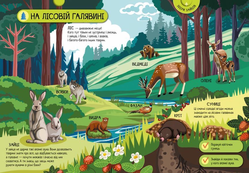 Велика ігрова енциклопедія. Тварини лісу 1013617 фото