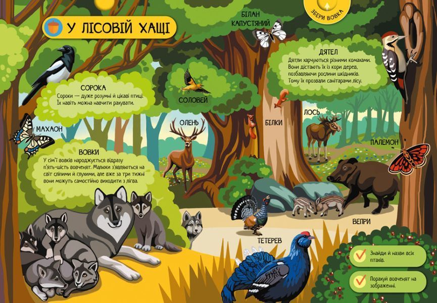 Велика ігрова енциклопедія. Тварини лісу 1013617 фото