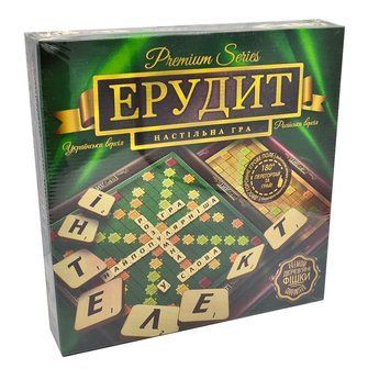 Дитяча настільна розвиваюча гра Ерудит Premium Danko Toys 155141 фото