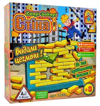 Настільна гра Стіна 7286 (12) FUN GAME в коробці 1006826 фото