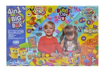 4 in 1. Big Creative Box. Набір креативної творчості (коробка 34x23) BCRB-01-01U 167240 фото