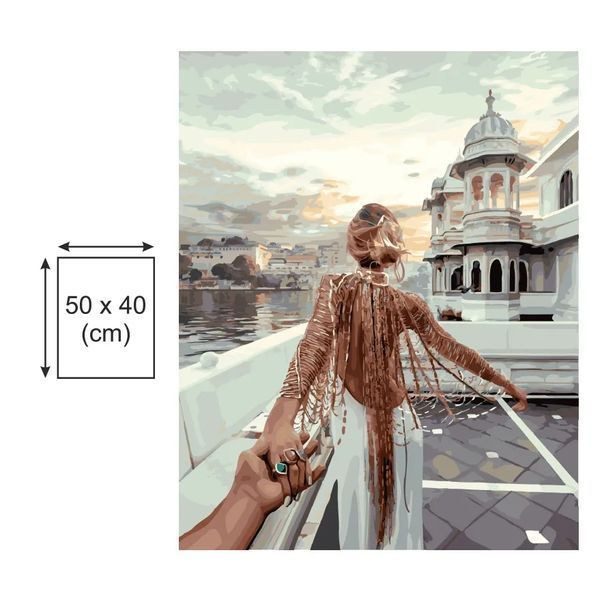 Картина по номерах Bookopt Слідуй за мною Індія 40х50 (BK2181) 1011313 фото