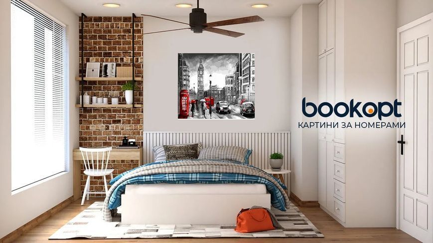 Картина по номерах Bookopt Вуличками Лондона 40х50 (BK1006) 1004422 фото
