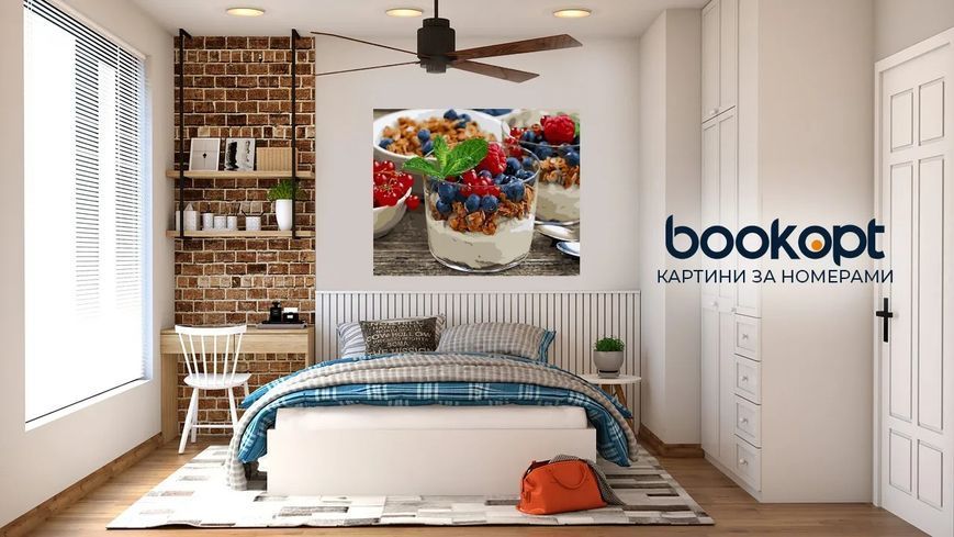Картина по номерах Bookopt Десерт 40х50 (BK1417) 1011484 фото