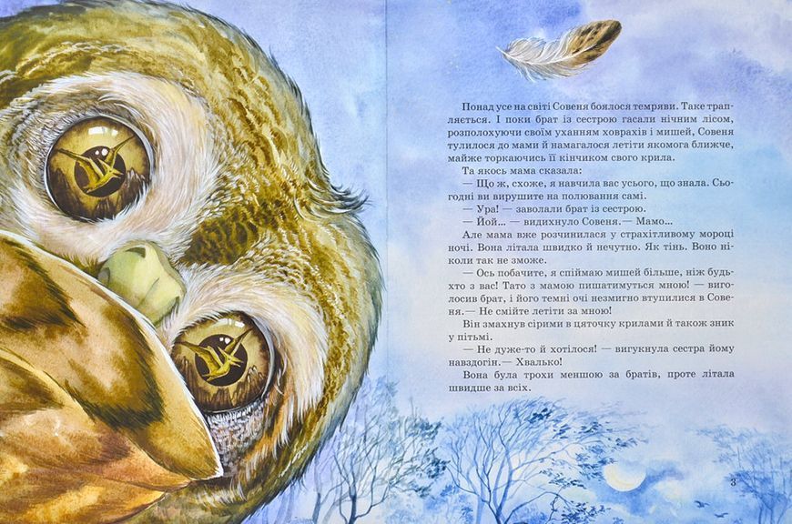 Акварельні історії. Совеня, яке водило на прогулянки луну 1006416 фото