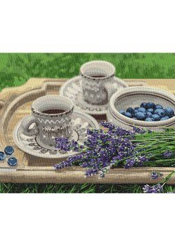 Картина за номерами 'Лавандовий сніданок' 40х50 KHO5600 1020383 фото