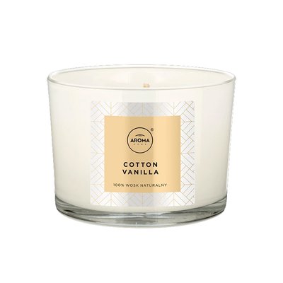 Ароматична свічка Aroma Home Elegance - Cotton Vanilla 115 г 1018036 фото