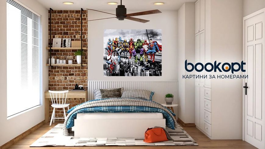 Картина по номерах Bookopt Обід на хмарочосі 40х50 (ВК2196) 1011399 фото