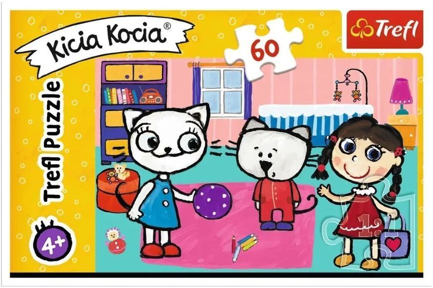 Пазл 60 елементів Киця Коця з друзями (17343) 1016449 фото