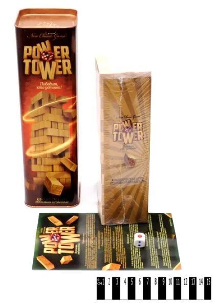 Power Tower. Гра настільна розвиваюча PT-01U (металева коробка 8х30х8,5) 167271 фото