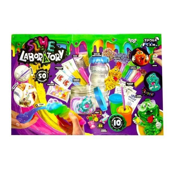Креативна творчість лабораторія слаймів Slime Laboratory, Danko Toys, SLab-01-01U 1011704 фото