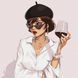 Картина за номерами Ідейка Паризький стиль lien_illustration 40х40см 1015195 фото 1