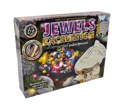 Jewels Excavation. Набір для проведення розкопок (Натуральне каміння п'яти стихій) 173655 фото