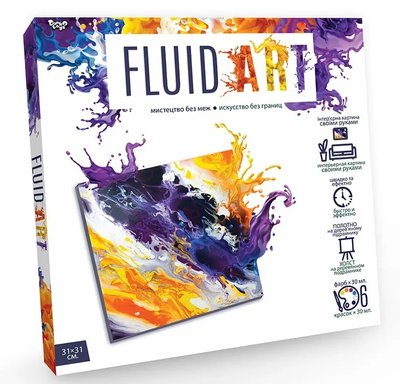 Набір креативної творчості Fluid ART (01) 1007623 фото