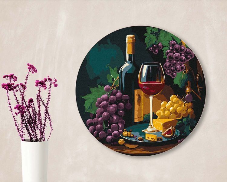 Картина за номерами Ідейка - Вишукана дегустація d39см (КНО-R1009) 1023275 фото
