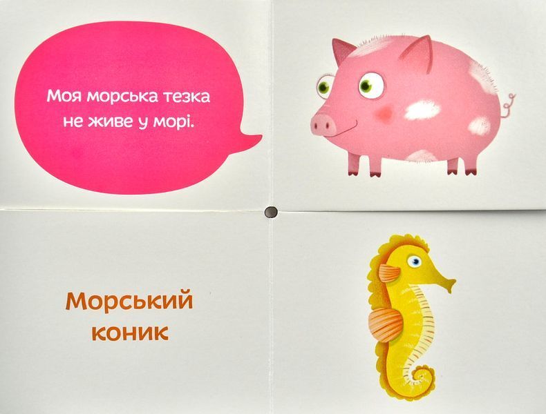 Морські тезки. Міксуй і вивчай (картон) 1000234 фото