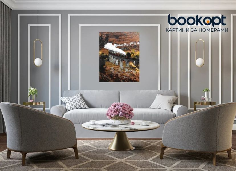 Картина по номерах Bookopt Потяг мрій 40х50 (BK2277) 1011604 фото
