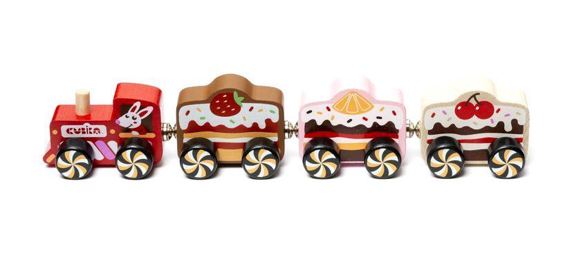 Дерев'яна іграшка-поїзд Cakes 1005683 фото