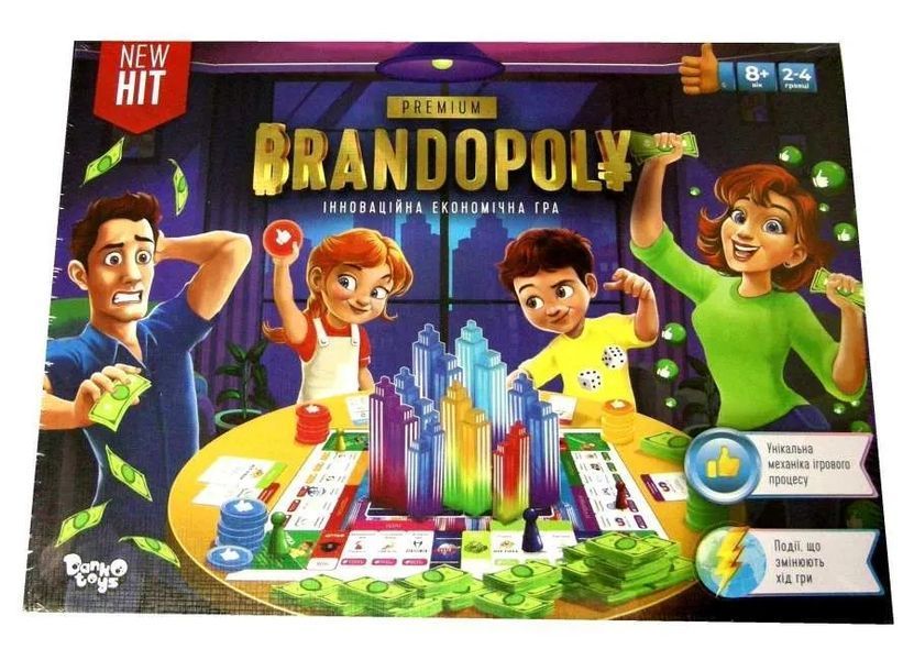 Інноваційна економічна гра Brandopoly Premium Danko toys G-BrP-01-01 1011705 фото