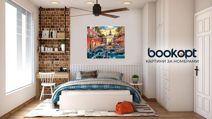 Картина по номерах Bookopt За кермом 40х50 (BK1009) 1004425 фото