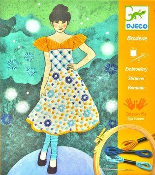 Художній комплект DJECO Вишивка Вечірня мода DJ 09842 173696 фото