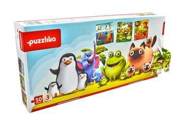 Розвиваючий пазл Левеня Puzzlika Улюблені тварини 3 в 1 (12985) 173467 фото
