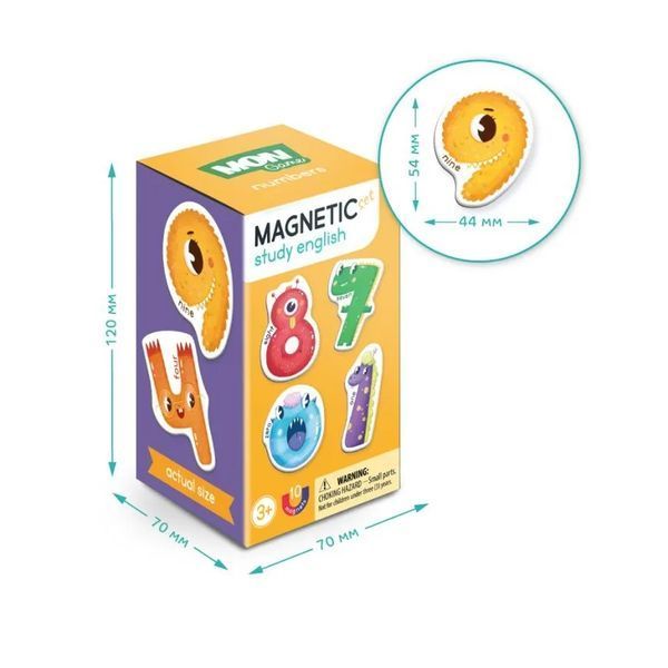 Набір магнітів Mon Game Цифри 200204 1012239 фото