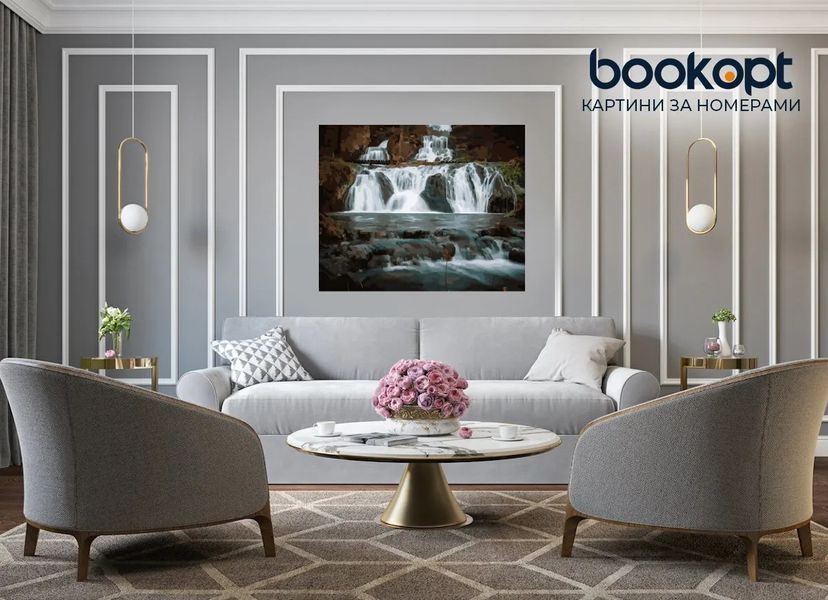 Картина по номерах Bookopt Нирківський водоспад 40х50 (BK2291) 1011592 фото