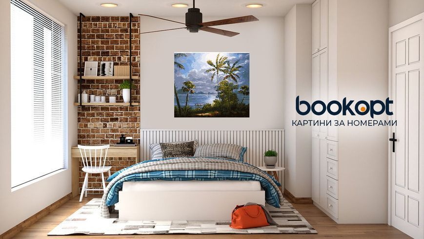 Картина по номерах Bookopt Острів бажань 40х50 (BK1010) 1004426 фото