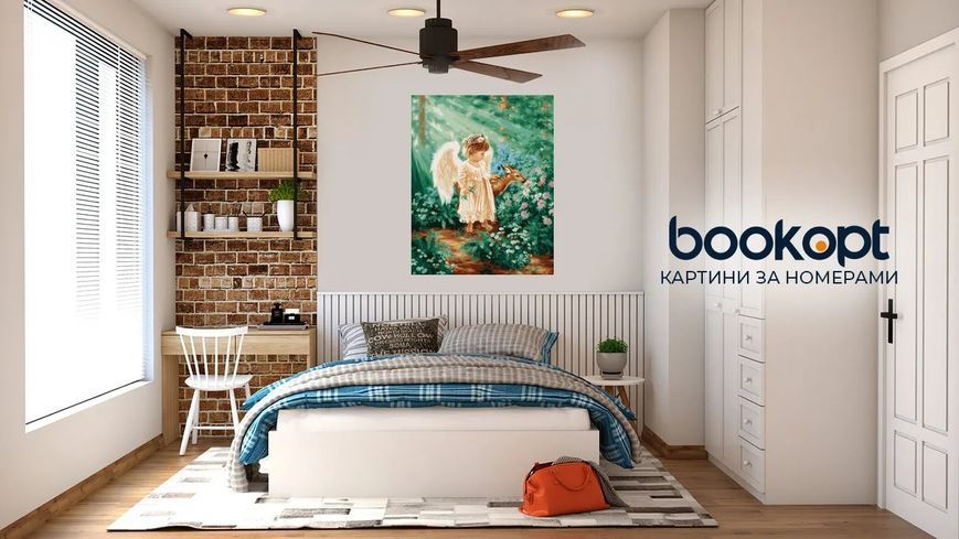 Картина по номерах Bookopt Ранковий ангел 40х50 (BK2175) 1011302 фото